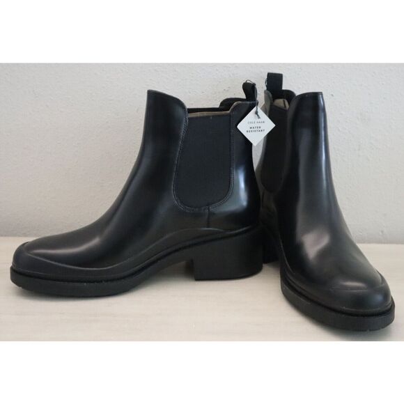 Cole Haan W29138 Women's Sz 10.5B Black Grand Ambition Westerly Booties - Picture 1 of 7